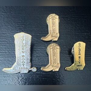 Golden Boot Awards Pin Set - 👢